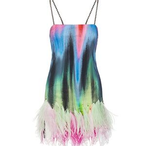 Attico fujiko mutilcolor dress